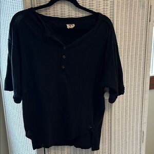 We The Free Black Short Sleeve Tee